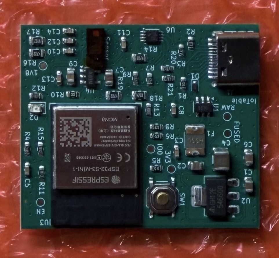 IoTable PCB — ESP32-S3 occupancy sensing board